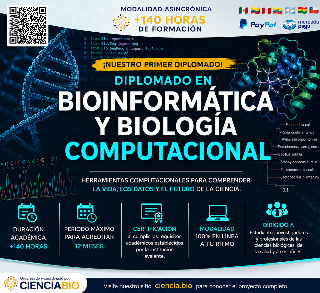 DIPLOMADO EN BIOINFORMÁTICA Y BIOLOGÍA COMPUTACIONAL
